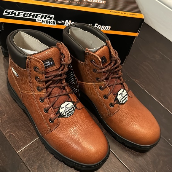 Sketchers for work with memory foam NIB 12 - Picture 3 of 12